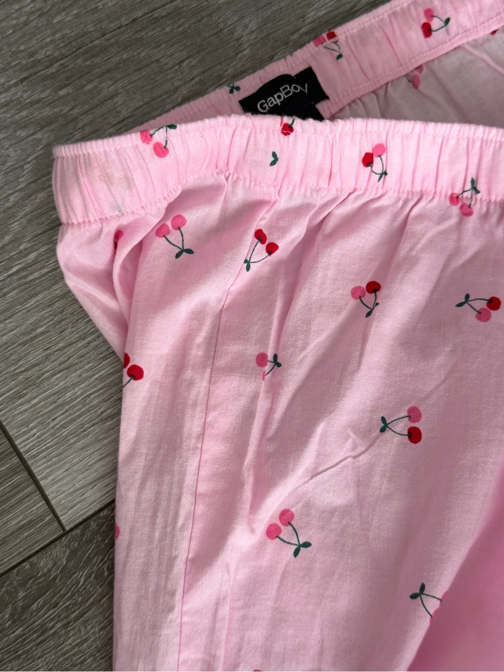 Gap Factory Poplin Cherry Print Pajama Pants Women’s Size Small - Picture 6 of 6
